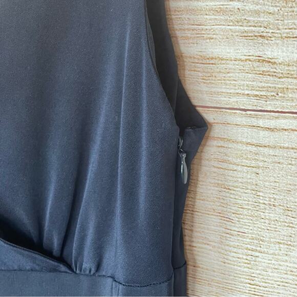 100% Silk Sleeveless Fit & Flare Dress - Picture 4 of 8